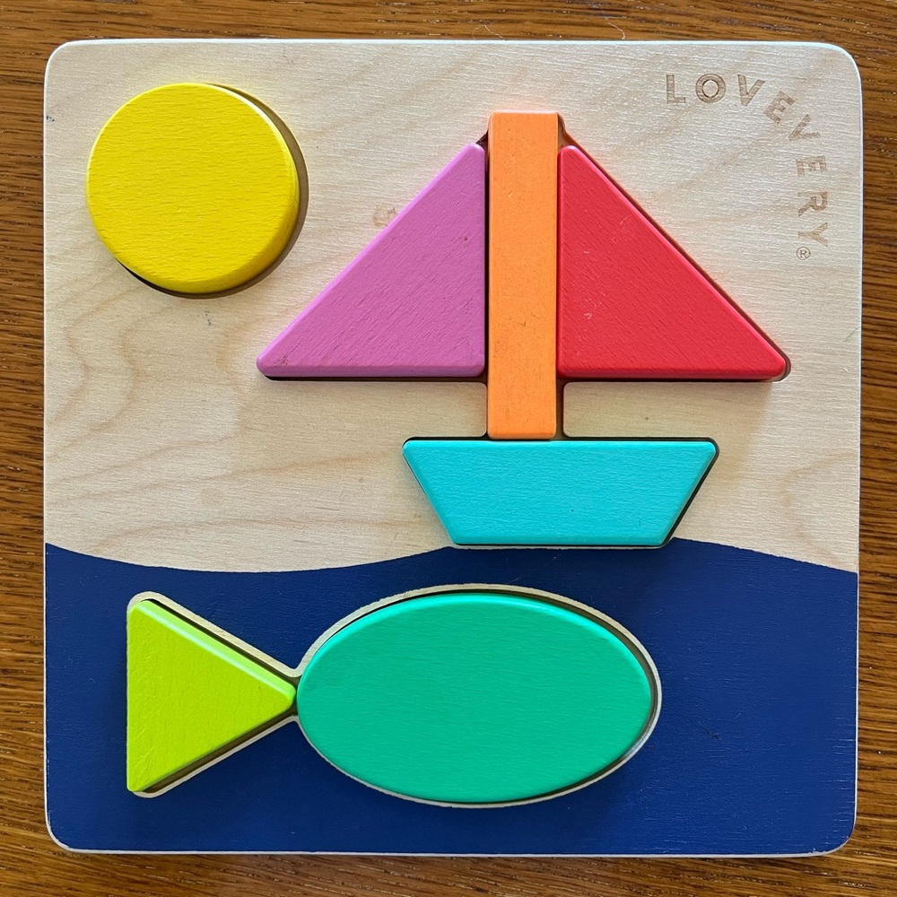 Lovevery Double Sided Sunny Day Puzzle